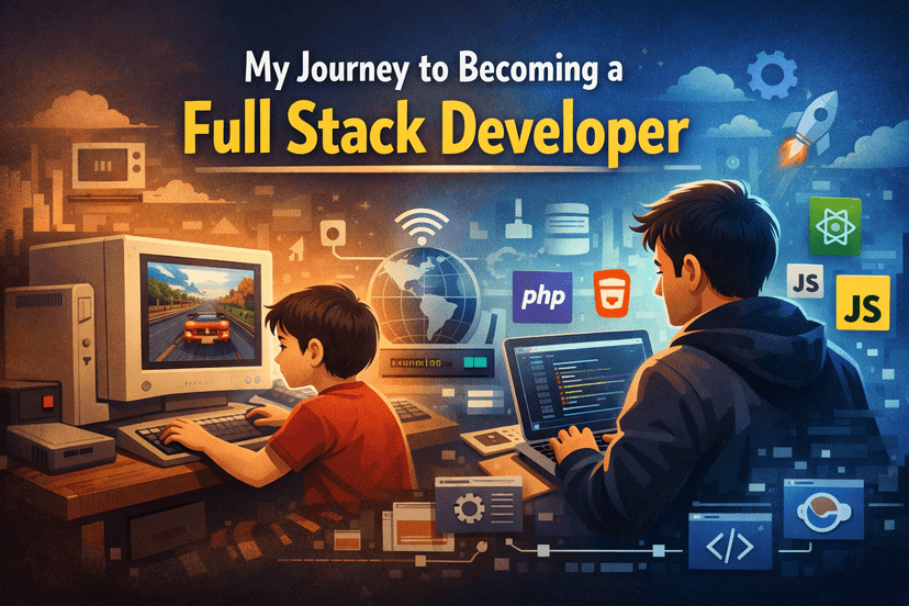 My Full Stack Developer Journey: From Childhood Curiosity to Building Real-World Software